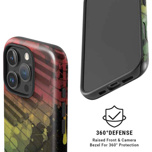 Rasta Color Keys iPhone 16 Pro Magsafe Impact Case